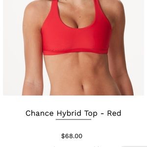 chance hybrid bikini top